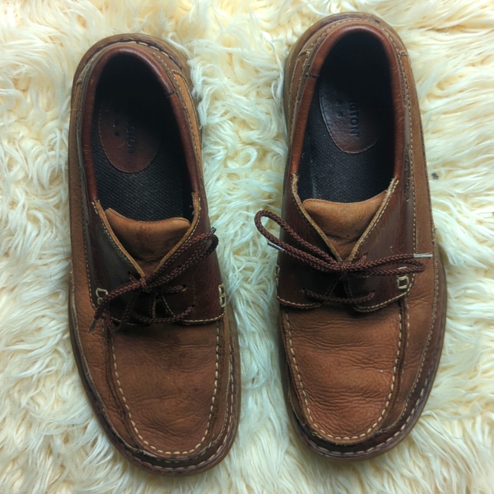 Covington Crosby 11D Leather Tie Shoes